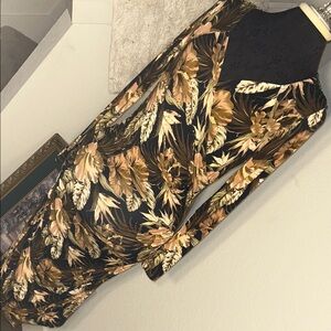 Missy Patterned Long Sleeve Top